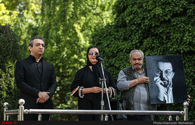 گزارش تصویری از تشییع پیکر ناصر چشم‌آذر با حضور ستاره‌های هنری