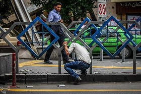 گزارش تصویری از تلاش برای ایجاد بی‌نظمی در مرکز تهران!