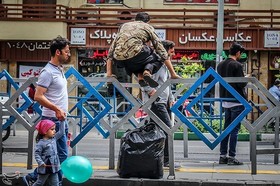 گزارش تصویری از تلاش برای ایجاد بی‌نظمی در مرکز تهران!