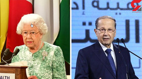شباهت جالب و زیاد ملکه انگلیس با رئیس جمهور لبنان/عکس