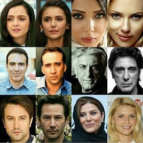 شباهت عجیب بازیگران ایرانی به ستاره‌های هالیوود/عکس