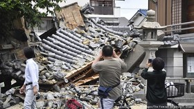 زلزله شدید در غرب ژاپن کشته و زخمی برجای گذاشت