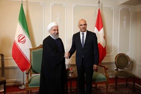 مذاکرات خصوصی روسای جمهوری ایران و سوئیس