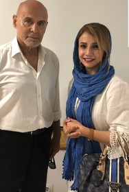 شبنم‌ قلی خانی در کنار بازیگر محبوبش/عکس