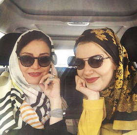 سلفی خواهرانه مریلا و ملیکا زارعی/عکس