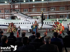 گزارش تصویری از ورود ۵ فروند هواپیمای ای‌تی‌آر جدید به کشور