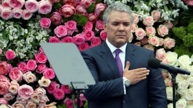 جوانترین رئیس جمهور منتخب کلمبیا سوگند یاد کرد