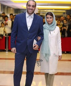 پسر و عروس «داریوش ارجمند» در جشن حافظ/عکس