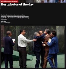 درگیری در مجلس ایران عکس منتخب گاردین شد!/ عکس