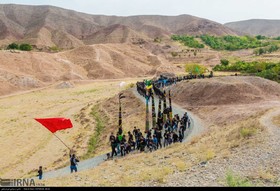 گزارش تصویری از آیین «علم خبری» در روستای خرو سفلی