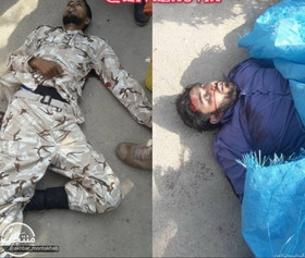 اولین تصویر از هلاکت دو عضو گروه تروریستی الاحواز