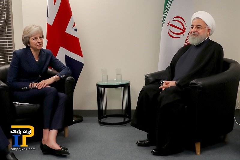 دیدار روحانی با نخست وزیر انگلیس