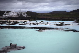 آب گرم تالاب آبی، ایسلند