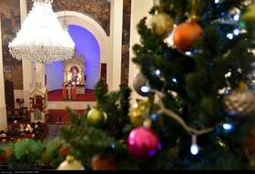 گزارش تصویری از آغاز سال نو در کلیسای سرکیس مقدس تهران