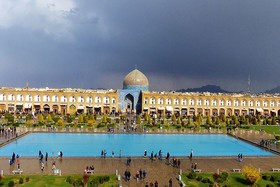 قدیمی‌ترین عکس از میدان نقش جهان اصفهان