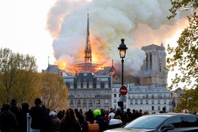 علت آتش سوزی در کلیسای کهن پاریس معلوم شد
