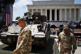 ارتش آمریکا: از حضور تانک‌ها در خیابان‌های پایتخت نترسید