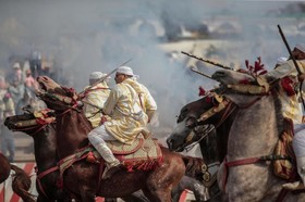 گزارش تصویری از جشنواره اسب‌سواری در مراکش‎