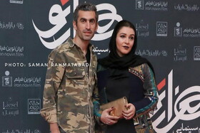عکس|مجتبی جباری و همسرش در جمع سینمایی