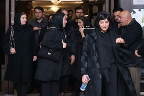 عکس|لیلا حاتمی در مراسم یادبود مظاهر مصفا