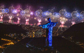 گزارش تصویری از جشن سال نو میلادی در نقاط مختلف جهان