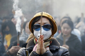 پکن در سال نو و همزمان با اعتراضات