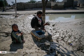 گزارش تصویری از بلایی که سیل بر سر روستاهای سیستان وبلوچستان آورد