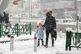 گزارش تصویری از شادی برف در تهران