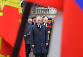 ولادیمیر پوتین رئیس جمهور روسیه و نخست وزیر روسیه میخاییل میشوستین