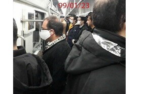 عکس| تصویری از ‌وضعیت امروز مترو تهران
