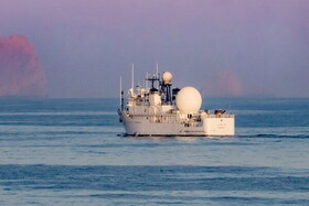 افشای فعالیت کشتی جاسوسی آمریکا در خلیج فارس