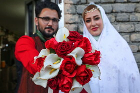گزارش تصویری از مراسم عروسی کرمانج‌های کلات نادری