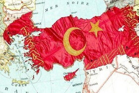 عضو حزب حاکم ترکیه نقشه‌ای فراتر از مرزهای این کشور منتشر کرد