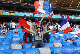 طرفداران تیم فرانسه