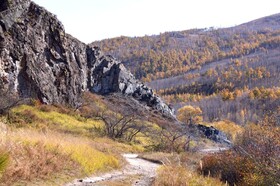 منظره پاییز در زابایکال روسیه