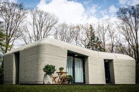 اولین خانه از بتن که با پرینتر سه بعدی چاپ شده است، هلند