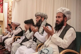 حرکت عجیب طالبان در پخش تصویر حقانی(+عکس)