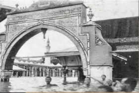 عکسی دیده نشده از سیلاب و آبگرفتگی عجیب صحن مسجدالحرام در ۸۰ سال پیش