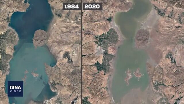 گزارش فرانس ۲۴ از خشک شدن دریاچه ارومیه؛ روزی روزگاری این دریاچه دیدنی بود