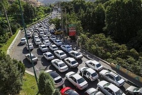 ترافیک سنگین در مسیرهای منتهی به شمال و گلایه شهروندان از پلیس راهور