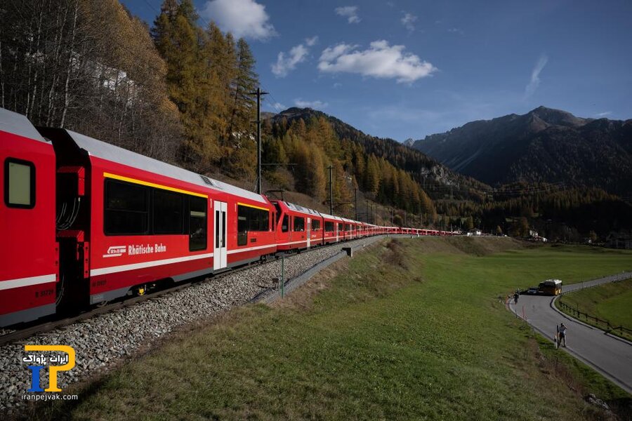 گزارش تصویری از طولانی‌ترین قطار مسافربری جهان