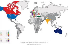جایی برای کشورهای شرقی نیست؛ ۱۰ مقصد اول دانشجویان ایرانی کدامند؟