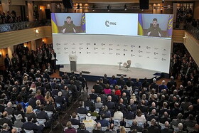 کنفرانس امنیتی مونیخ؛ زلنسکی: «جالوت باید شکست بخورد»