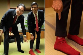 "دیپلماسی جوراب" سوناک در ژاپن