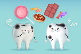 کاهش پوسیدگی‌های دندانی با کنترل مصرف قند