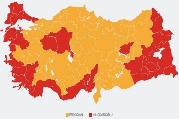 مردم کدام شهرها بیشترین رای را به «اردوغان» دادند؟