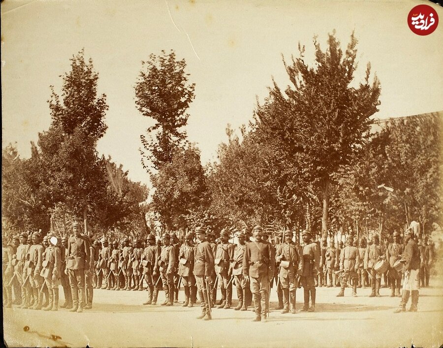 تصاویر دیده نشده از «تمرینات نظامی» در دوران قاجار