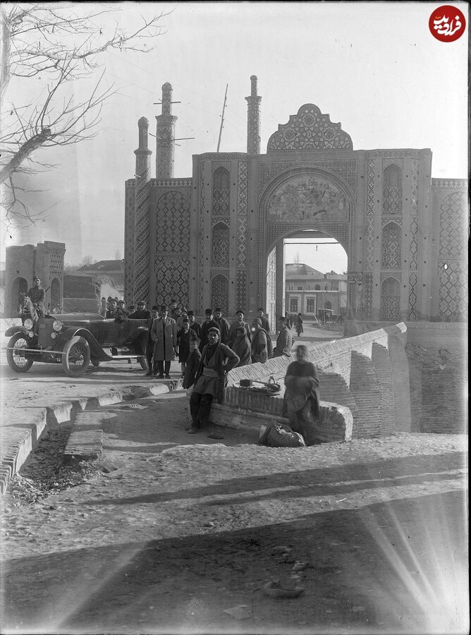 تصاویر شگفت‌انگیز از دروازه دولت؛ وقتی تهران «خندق» داشت