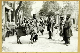 تصاویر باورنکردنی از بازار تهران در زمان قاجار