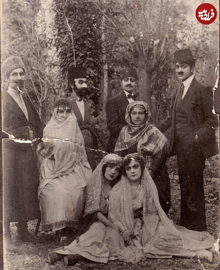 عکس‌هایی از زنان مردانه‌پوش در دوران قاجار